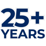 25+ Years icon representing Columbus Scuba history of training